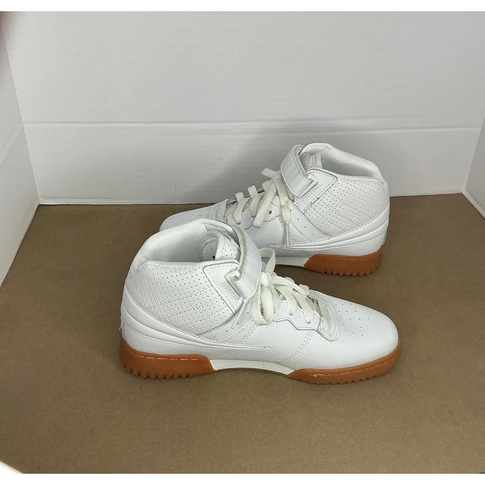 Fila Original Fitness Mid Womens White Gum Sole Sneakers 3VF80128-156 Size 6‎